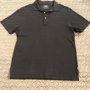 Mens Todd Snyder black short sleeve polo Large